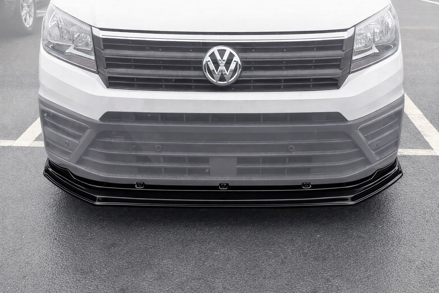 Front lip spoiler (ABS) for Volkswagen Crafter 2016- - image 1
