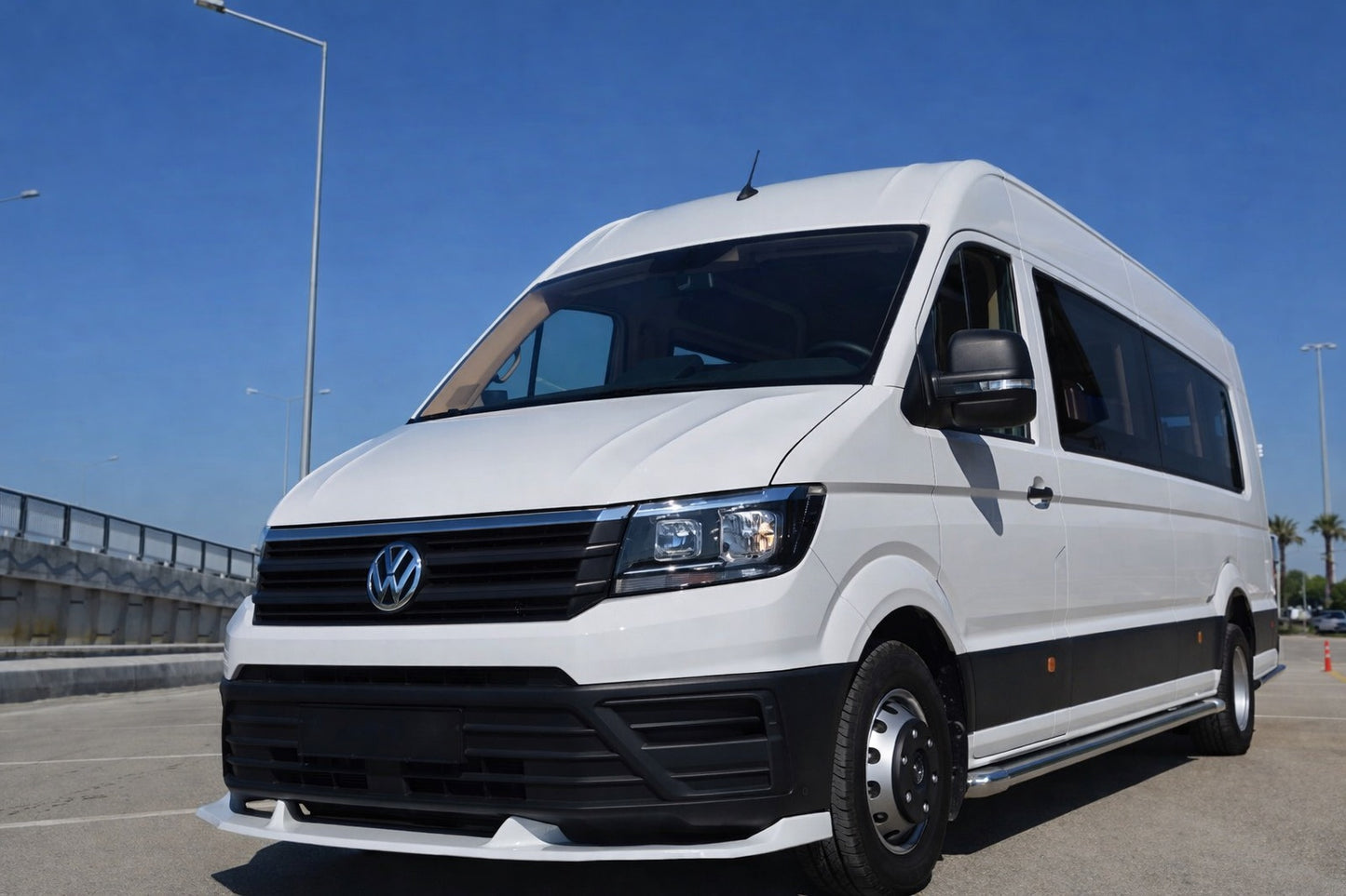 Front bumper lip (primed for painting) for Volkswagen Crafter 2016- - image 3