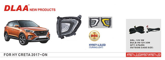 LED Fog Lights for Hyundai Creta 2014-2020 - image 1