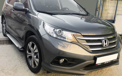 Side sills Allmond Grey (2 EA., alum.) for Honda CRV 2012-2016 - Reelken Auto