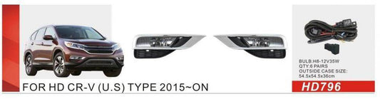 Fog lights 2014-2016 US-type (halogen) for Honda CRV 2012-2016 - Reelken Auto