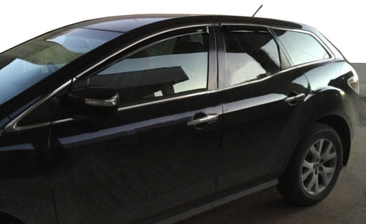 Window Deflectors (4 pcs, HIC) for Mazda CX-7 2006-2012 - image 2