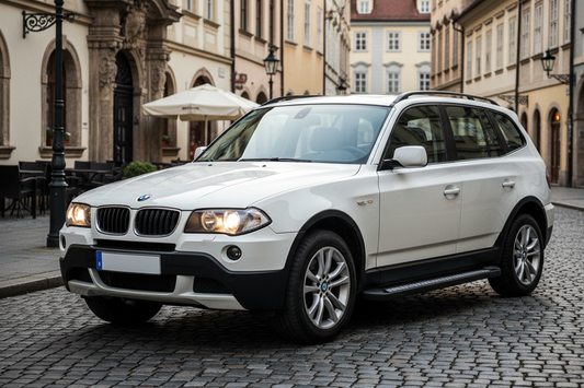 Side Steps Vision New Grey (2 pcs, Aluminum) for BMW X3 E-83 2003-2010 - image 1