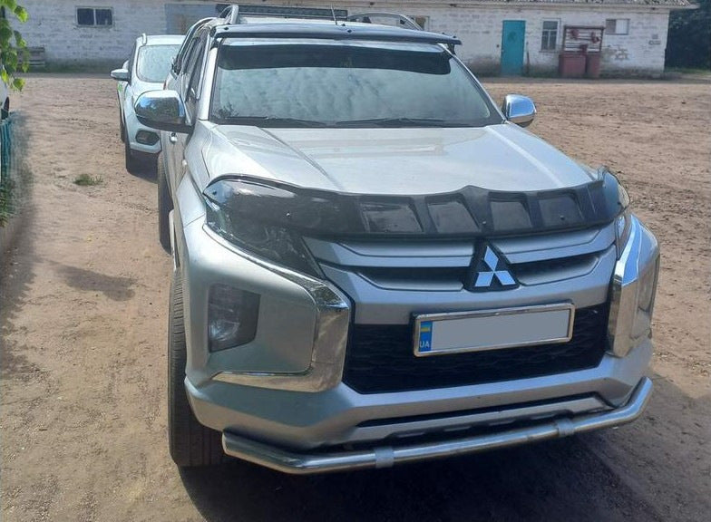 Hood Deflector (2019+, EuroCap Dragon) for Mitsubishi L200 2015-2024 - image 1