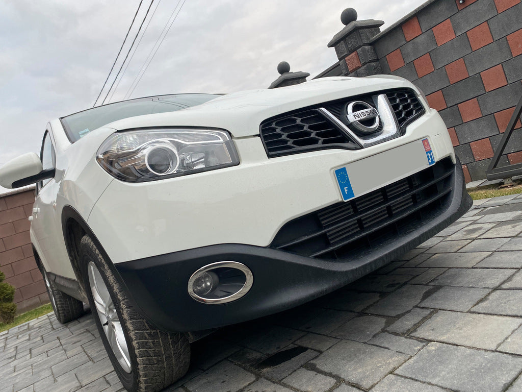 Fog light trims outer only (2 pcs, stainless steel) for Nissan Qashqai 2010-2014 - image 5