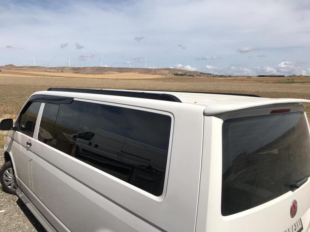 Integrated Roof Rails (black) for Volkswagen T5 Multivan 2003-2010 - image 32