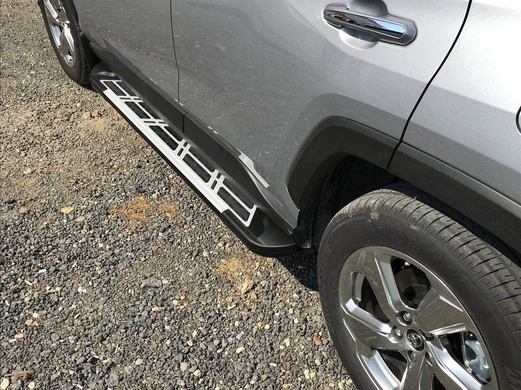Sunrise side pad (2 pieces, aluminum) for Toyota Rav 4 2019- - Reelken Auto