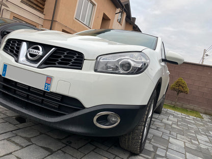 Fog light trims outer only (2 pcs, stainless steel) for Nissan Qashqai 2010-2014 - image 4