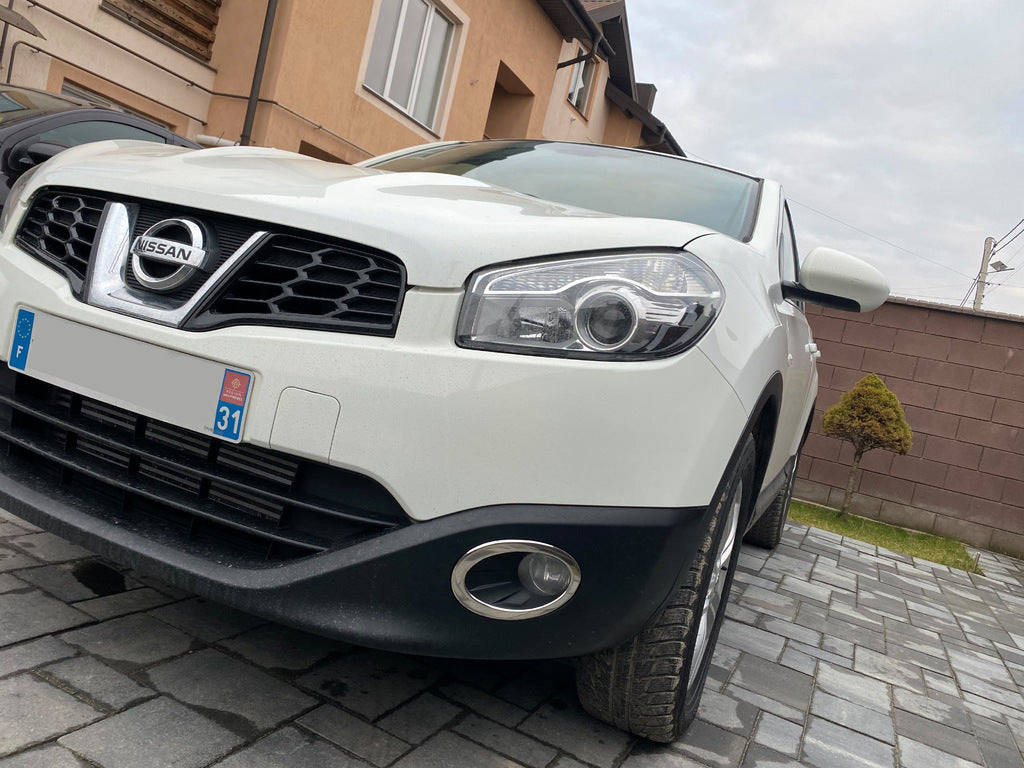 Fog light trims outer only (2 pcs, stainless steel) for Nissan Qashqai 2010-2014 - image 4