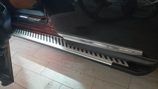 Side step Line (2 pieces, aluminum) for Nissan Pathfinder R52 2012-2021 - Reelken Auto