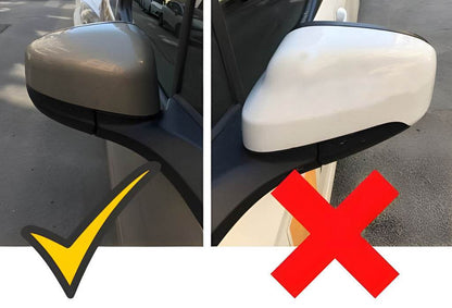 Covers for mirrors BMW-style (2014-2018, 2 pcs) for Ford Courier 2014-2023 - Reelken Auto
