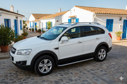 Side Steps Tayga Grey (2 pcs, Aluminum) for Chevrolet Captiva 2006-2019 - image 1