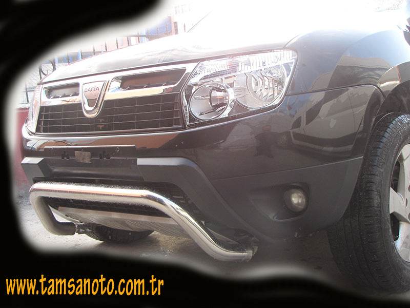 Front protection ST011 (stainless) for Dacia Duster 2008-2018 - Reelken Auto
