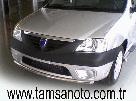Front Lower Bar ST008 (Stainless Steel) for Renault Logan MCV 2005-2013 - image 2
