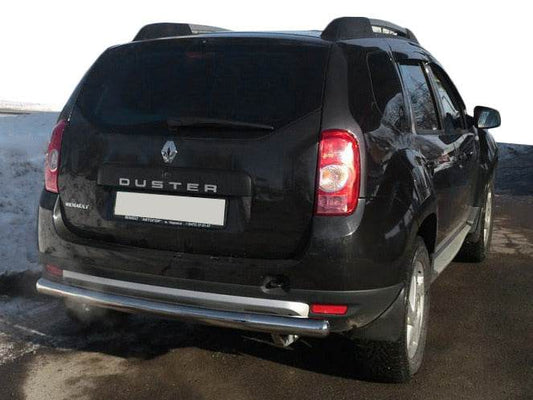 Back arc straight (stainless) for Dacia Duster 2008-2018 - Reelken Auto