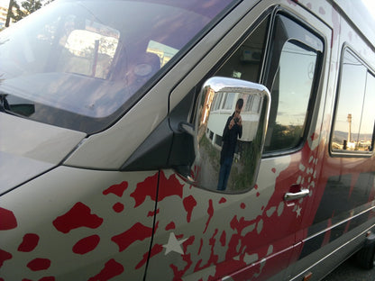 Mirror Covers (2 pcs, plastic) for Mercedes Sprinter W901/902/903/904/905 1995-2006 - image 5