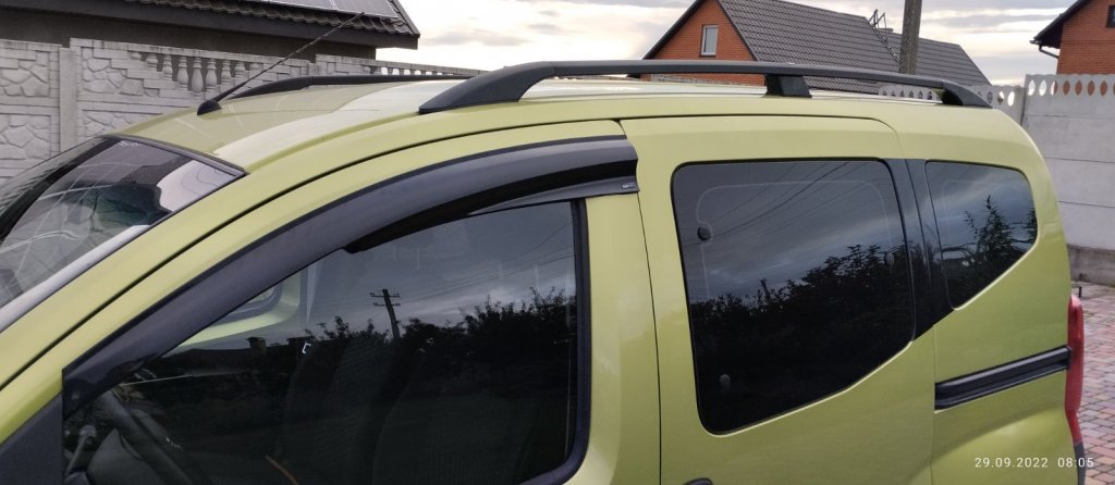 Window Deflectors (2 pcs, Sunplex Sport) for Fiat Fiorino/Qubo 2008-2024 - image 2