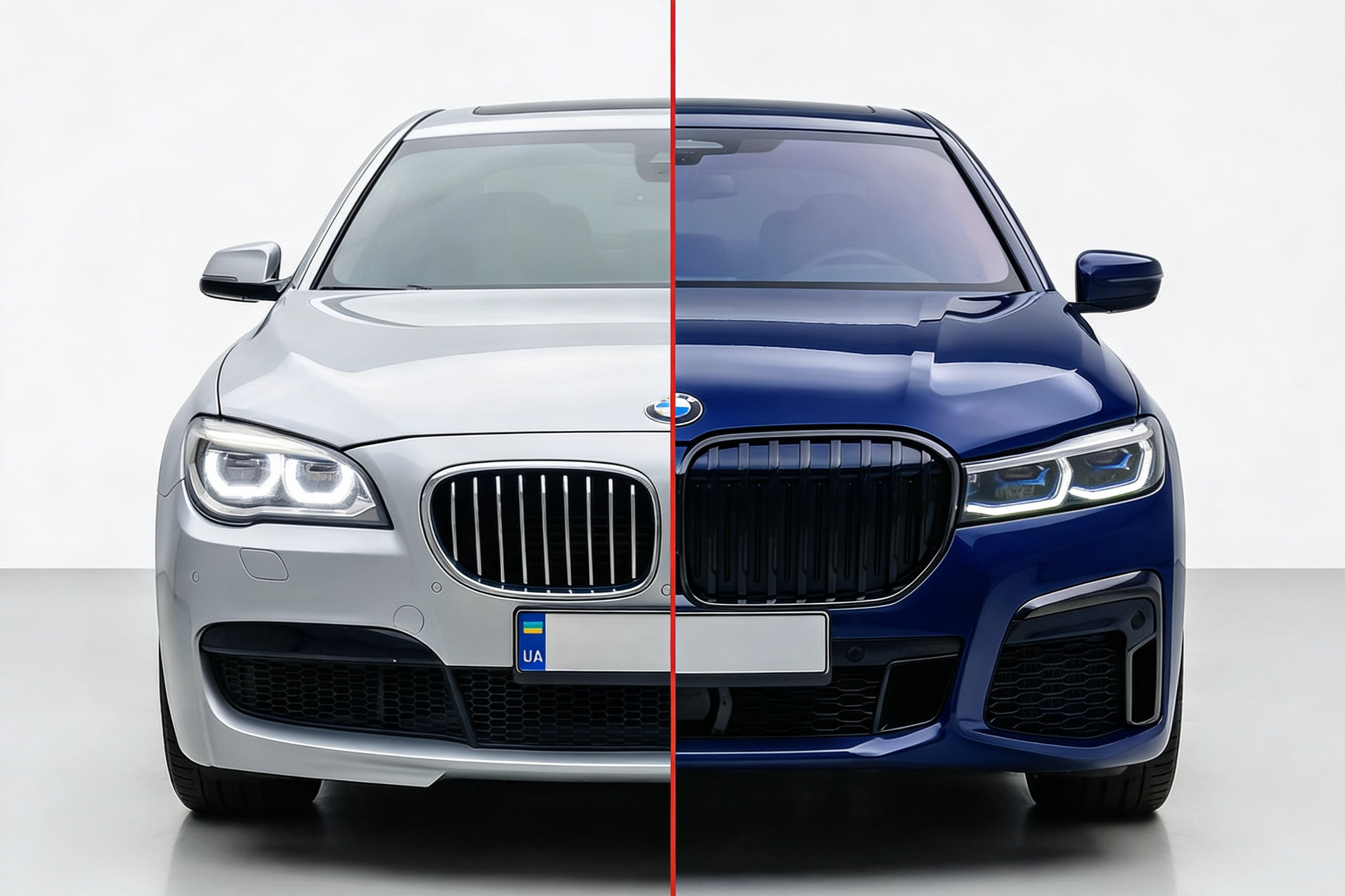 Facelift Kit to G12 M760 (with trunk lid and rear fender replacement) for BMW 7 Series F01/F02 2008-2015 - image 1