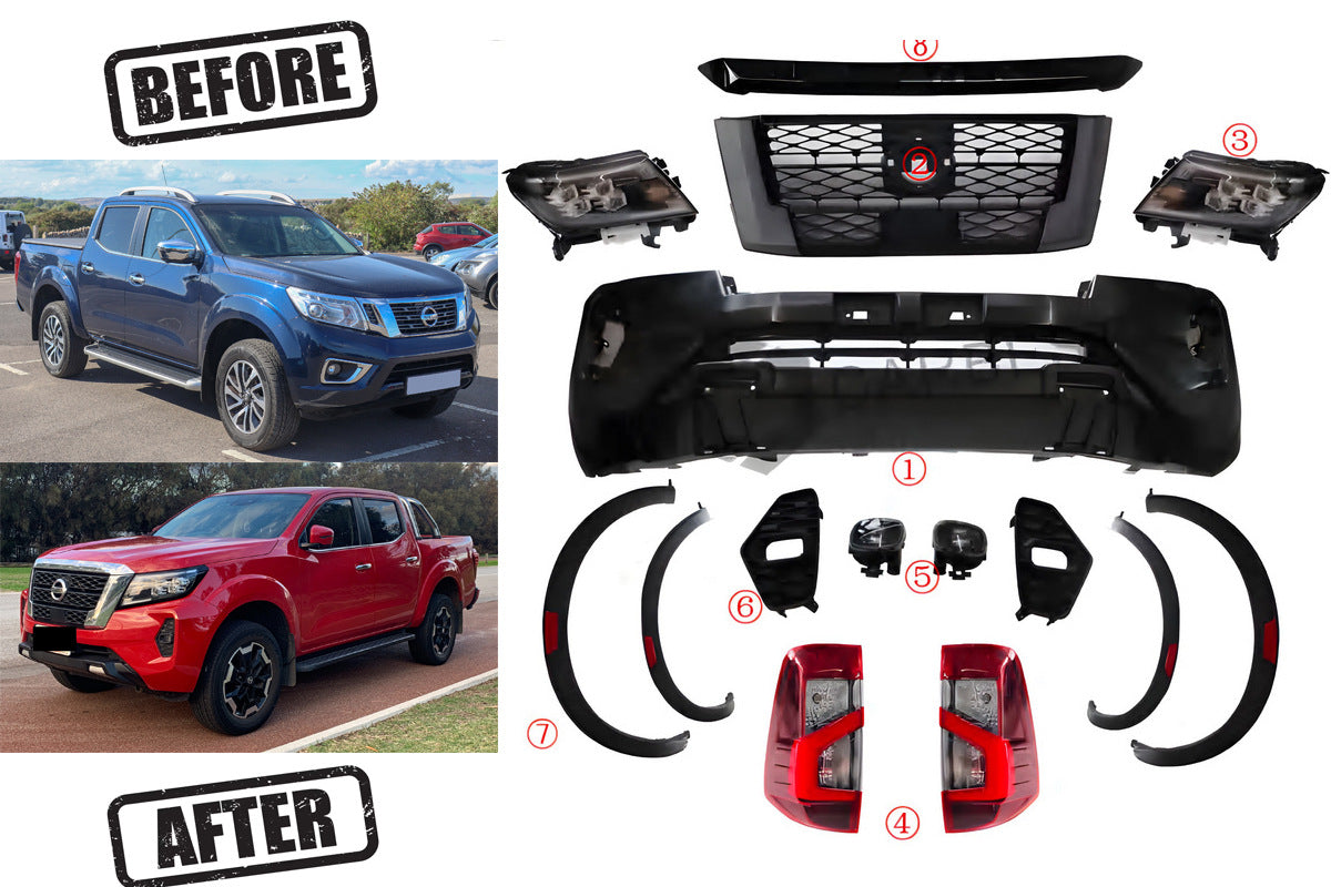 Facelift Upgrade Kit to 2021 (for 2015-2020) for Nissan Navara/NP300 2016- - image 2