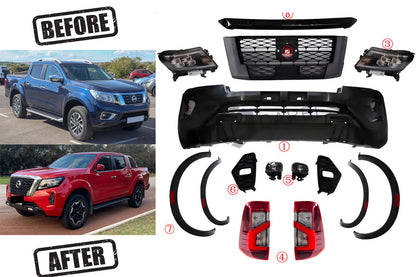 Facelift Upgrade Kit to 2021 (for 2015-2020) for Nissan Navara/NP300 2016- - image 2
