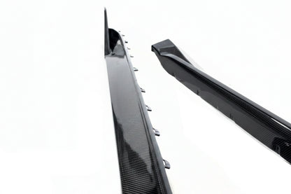 Side Skirt Extensions V2 (for G80, Carbon) for BMW 3 Series G20/G21 2018- - image 16