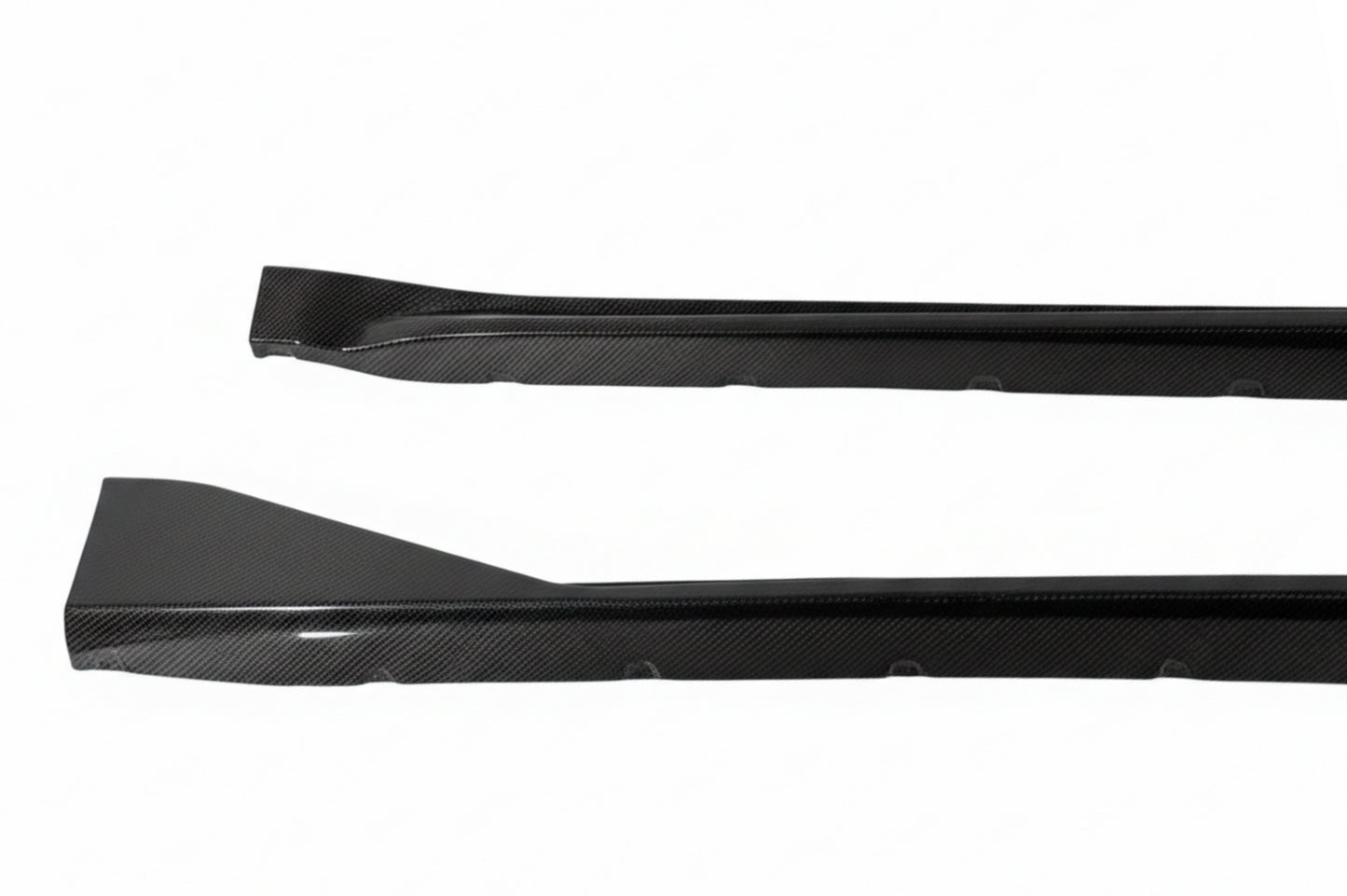 Side Skirt Extensions V2 (for G80, Carbon) for BMW 3 Series G20/G21 2018- - image 5