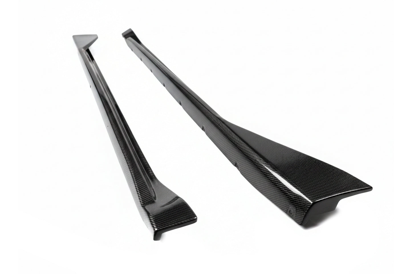 Side Skirt Extensions V2 (for G80, Carbon) for BMW 3 Series G20/G21 2018- - image 4
