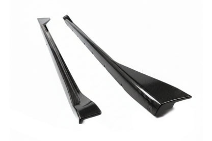 Side Skirt Extensions V2 (for G80, Carbon) for BMW 3 Series G20/G21 2018- - image 4