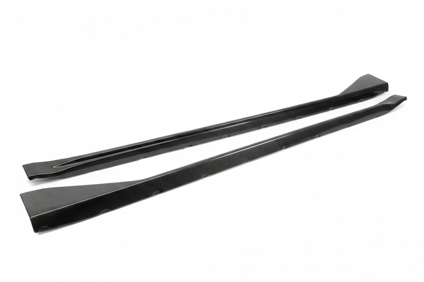 Side Skirt Extensions V2 (for G80, Carbon) for BMW 3 Series G20/G21 2018- - image 3