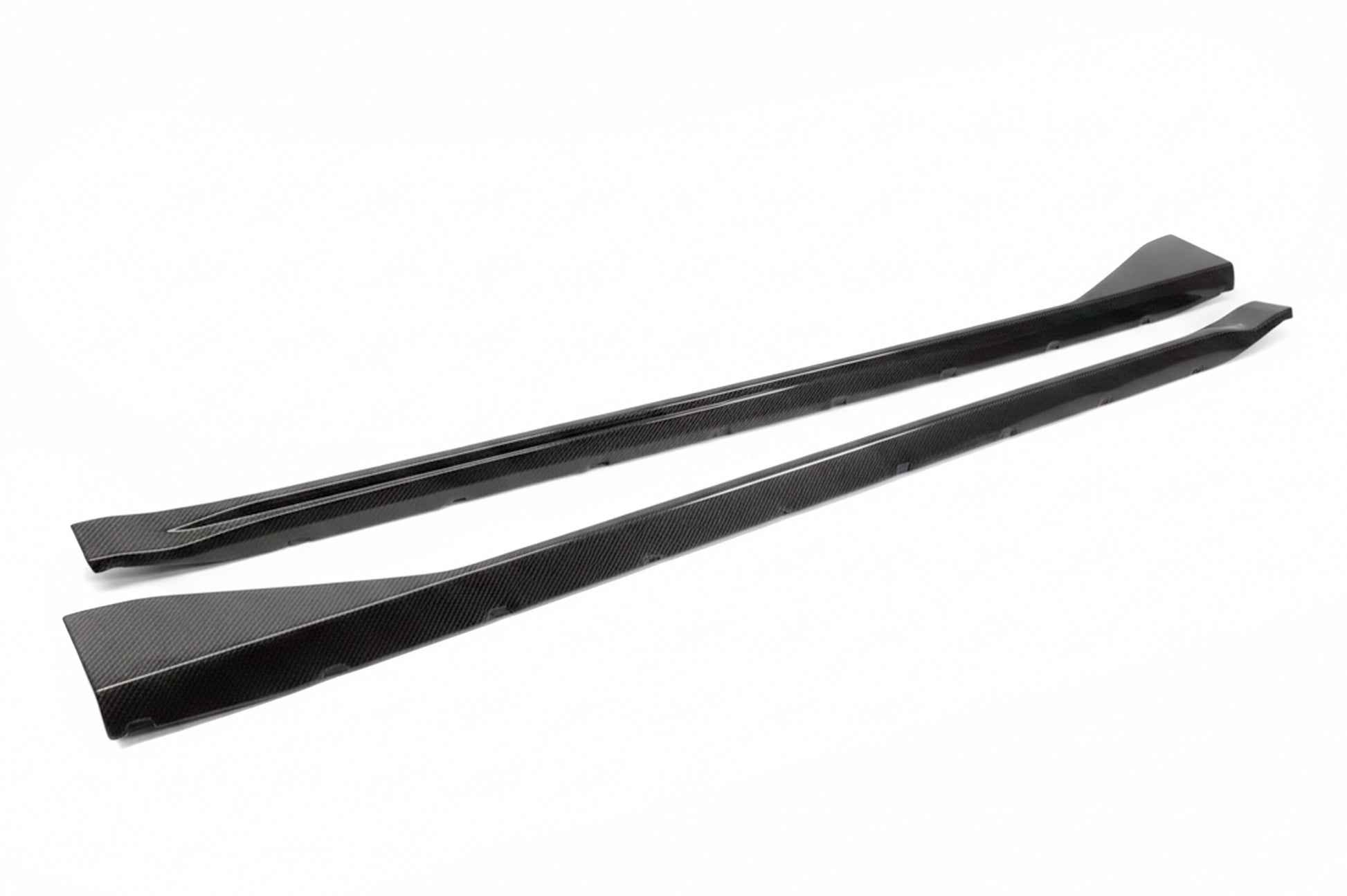 Side Skirt Extensions V2 (for G80, Carbon) for BMW 3 Series G20/G21 2018- - image 3