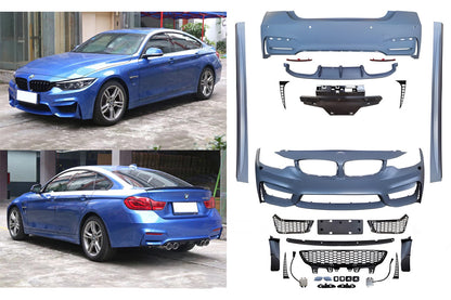 Body Kit Set F82 M4 (for F36) for BMW 4 Series F32/F33/F36 2012-2020 - image 2