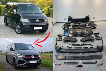 Facelift Kit to T6.1 Sportline for Volkswagen T5 Transporter 2003-2010 - image 1