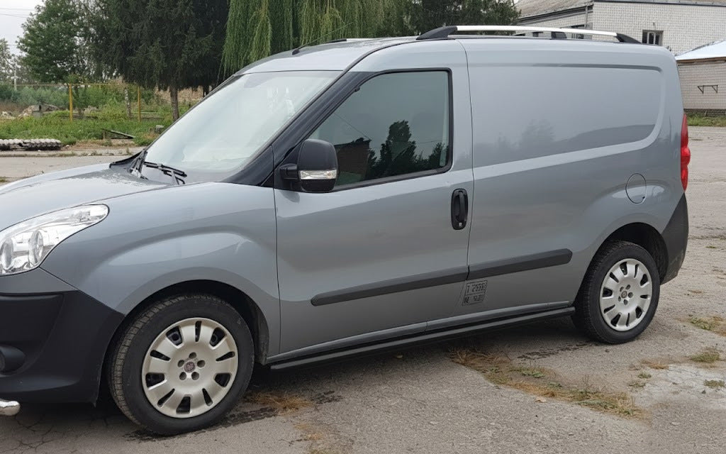 Side Bars Black (2 pcs, Stainless Steel) for Opel Combo 2012-2018 - image 2
