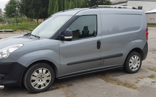 Side Bars Black (2 pcs, Stainless Steel) for Opel Combo 2012-2018 - image 2