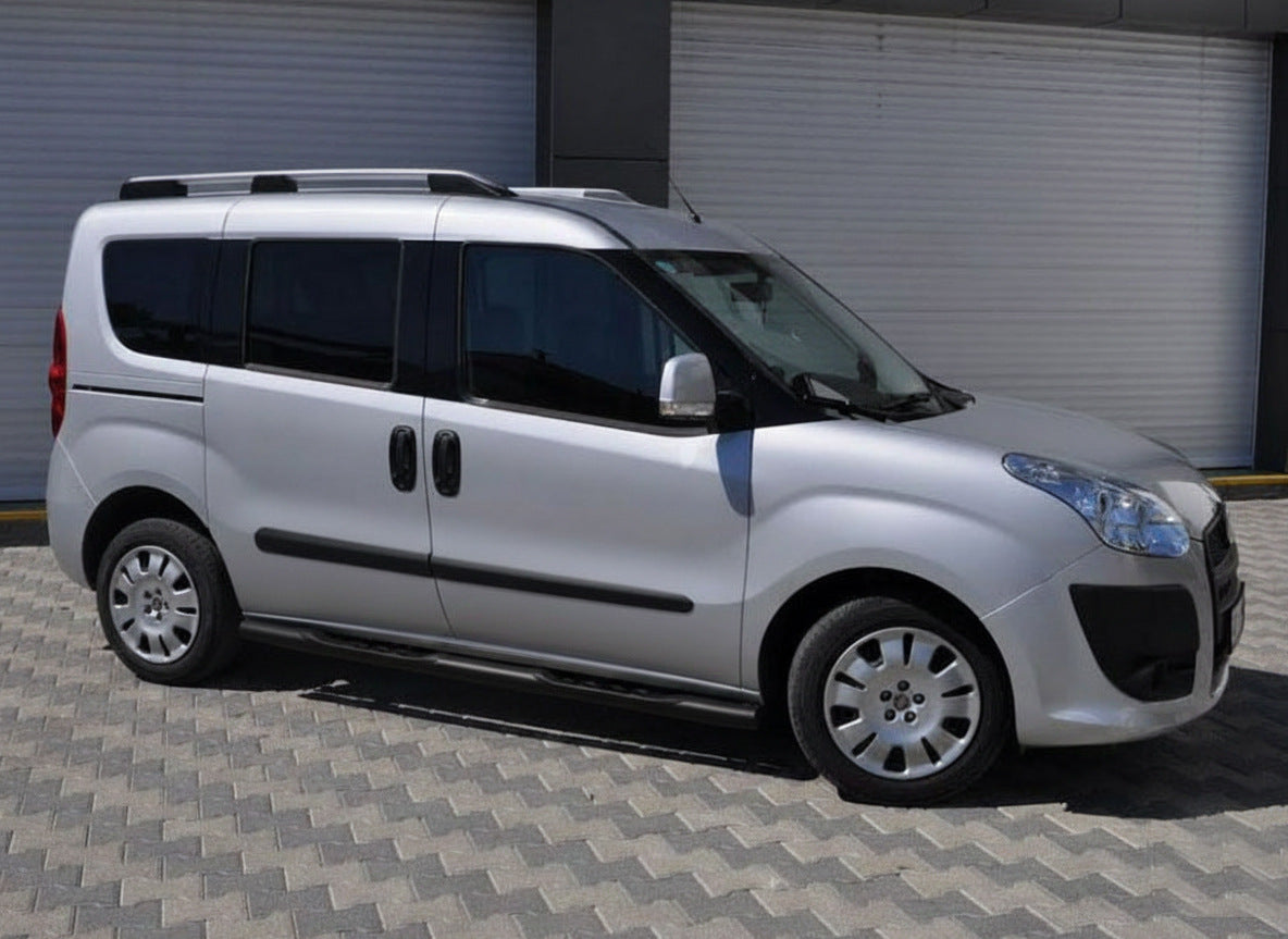 Side Bars Black (2 pcs, Stainless Steel) for Opel Combo 2012-2018 - image 3