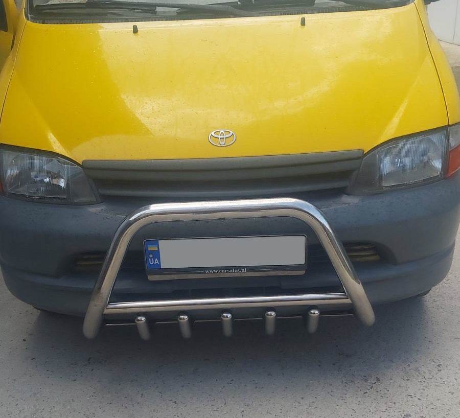 The WT003 bumper guard (stainless) for Toyota HiAce - Reelken Auto