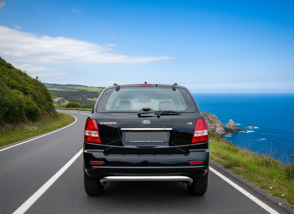 Rear Roll Bar AK012 (Stainless Steel) for Kia Sorento I BL 2002-2009 - image 1