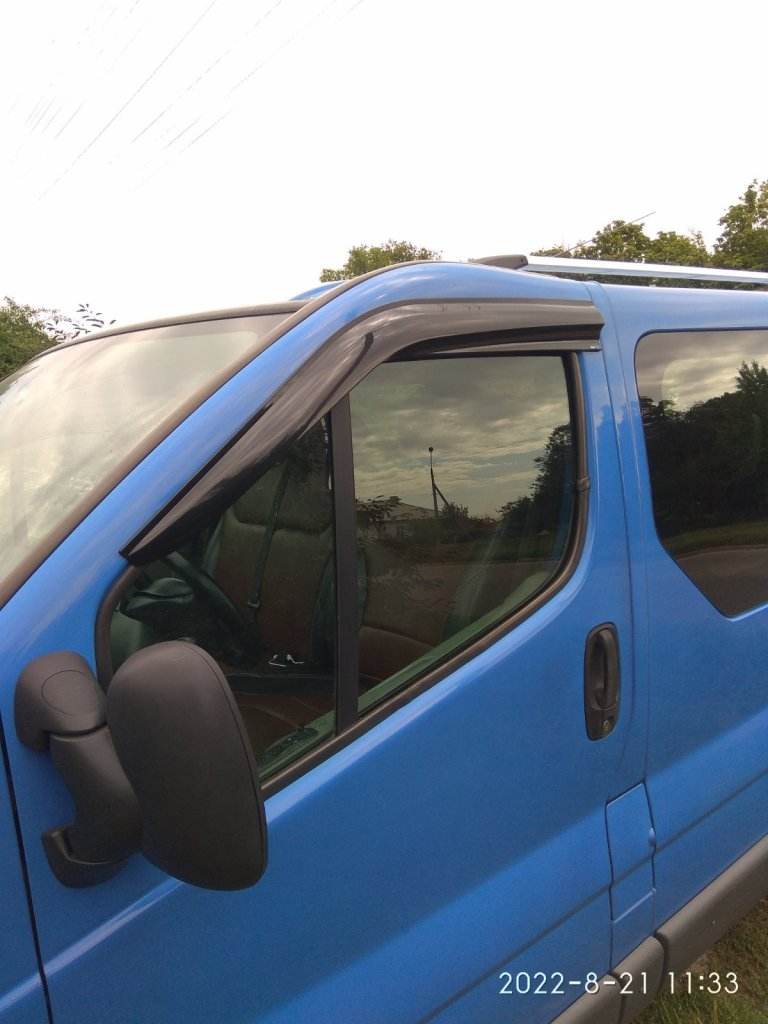 Windbreakers (2 pcs, Sunplex Sport) for Renault Trafic 2001-2015 - Reelken Auto