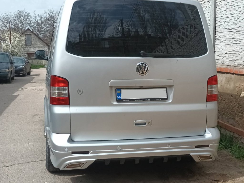 Rear bumper cover Sport 2 (primed for painting) for Volkswagen T5 Multivan 2003-2010 - image 11