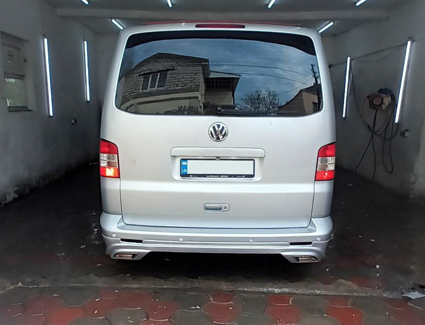 Rear bumper cover Sport 2 (primed for painting) for Volkswagen T5 Multivan 2003–2010 - image 13