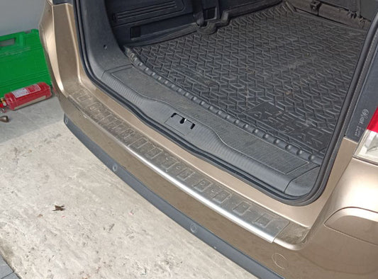 Rear Bumper Protector OmsaLine (Stainless Steel) for Opel Zafira B 2005-2011 - image 2