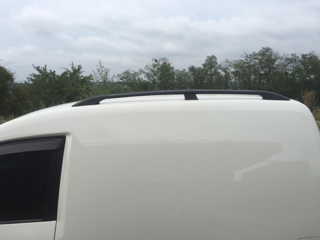 Black Roof Rails for Volkswagen Caddy 2010-2015 - image 4
