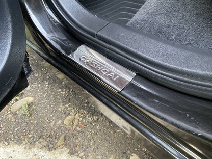 Door Sill Covers (Omsa, 4 pcs, Stainless Steel) for Nissan Qashqai 2007-2010 - image 8