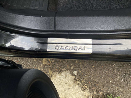 Door Sill Covers (Omsa, 4 pcs, Stainless Steel) for Nissan Qashqai 2007-2010 - image 9