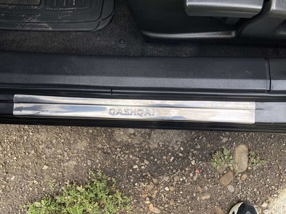 Door Sill Covers (Omsa, 4 pcs, Stainless Steel) for Nissan Qashqai 2007-2010 - image 7