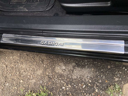 Door Sill Covers (Omsa, 4 pcs, Stainless Steel) for Nissan Qashqai 2007-2010 - image 6