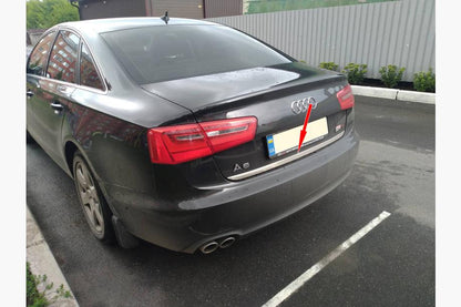 Trunk trim stainless steel for Audi A6 C7 2011-2017 - image 7