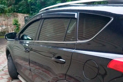 Wide Window Deflectors (4 pcs, HIC) for Toyota Rav 4 2013-2018 - image 3