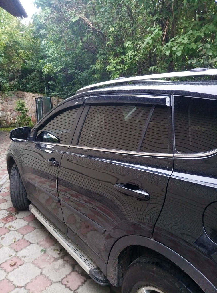 Wide Window Deflectors (4 pcs, HIC) for Toyota Rav 4 2013-2018 - image 2