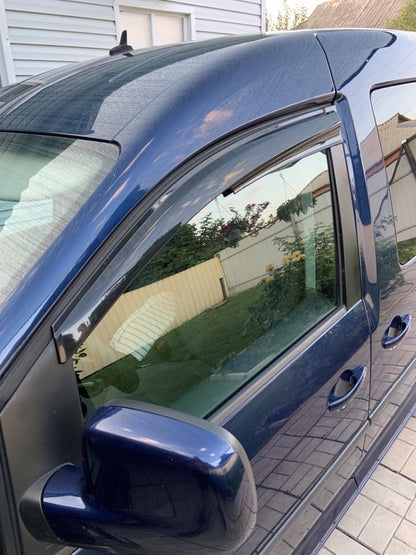 Window Deflectors (2 pcs, Sunplex Sport) for Volkswagen Caddy 2004-2010 - image 2